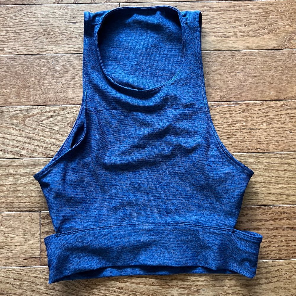 Navy Athletic Yoga Top
